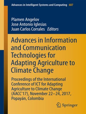 cover image of Advances in Information and Communication Technologies for Adapting Agriculture to Climate Change